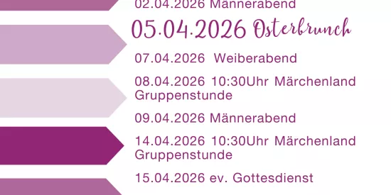 Veranstaltungen im April